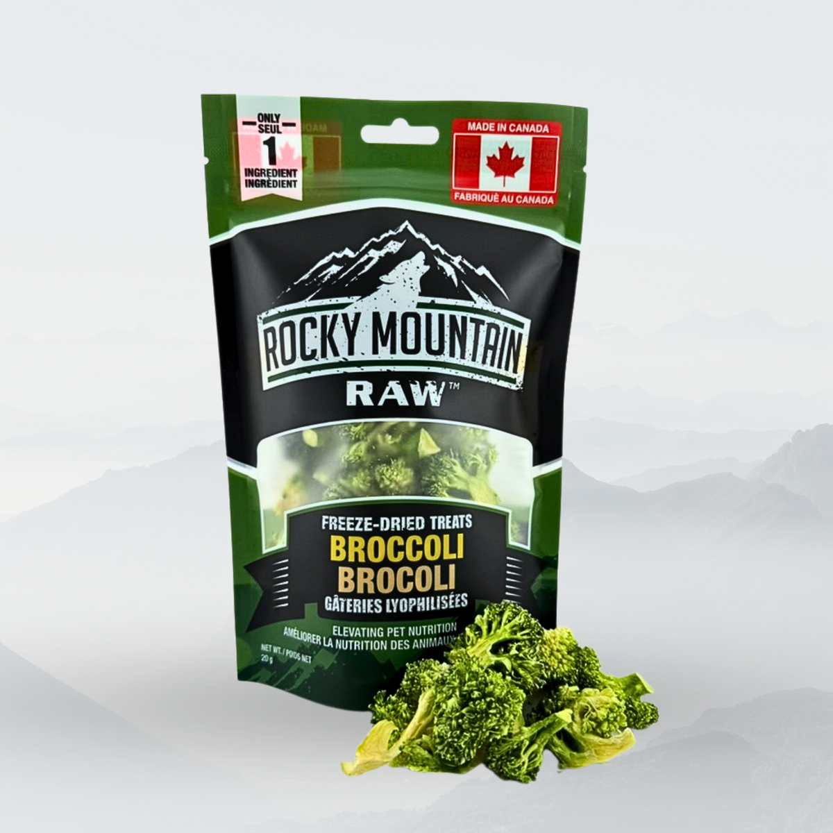 Freeze-Dried Broccoli Pet Treats