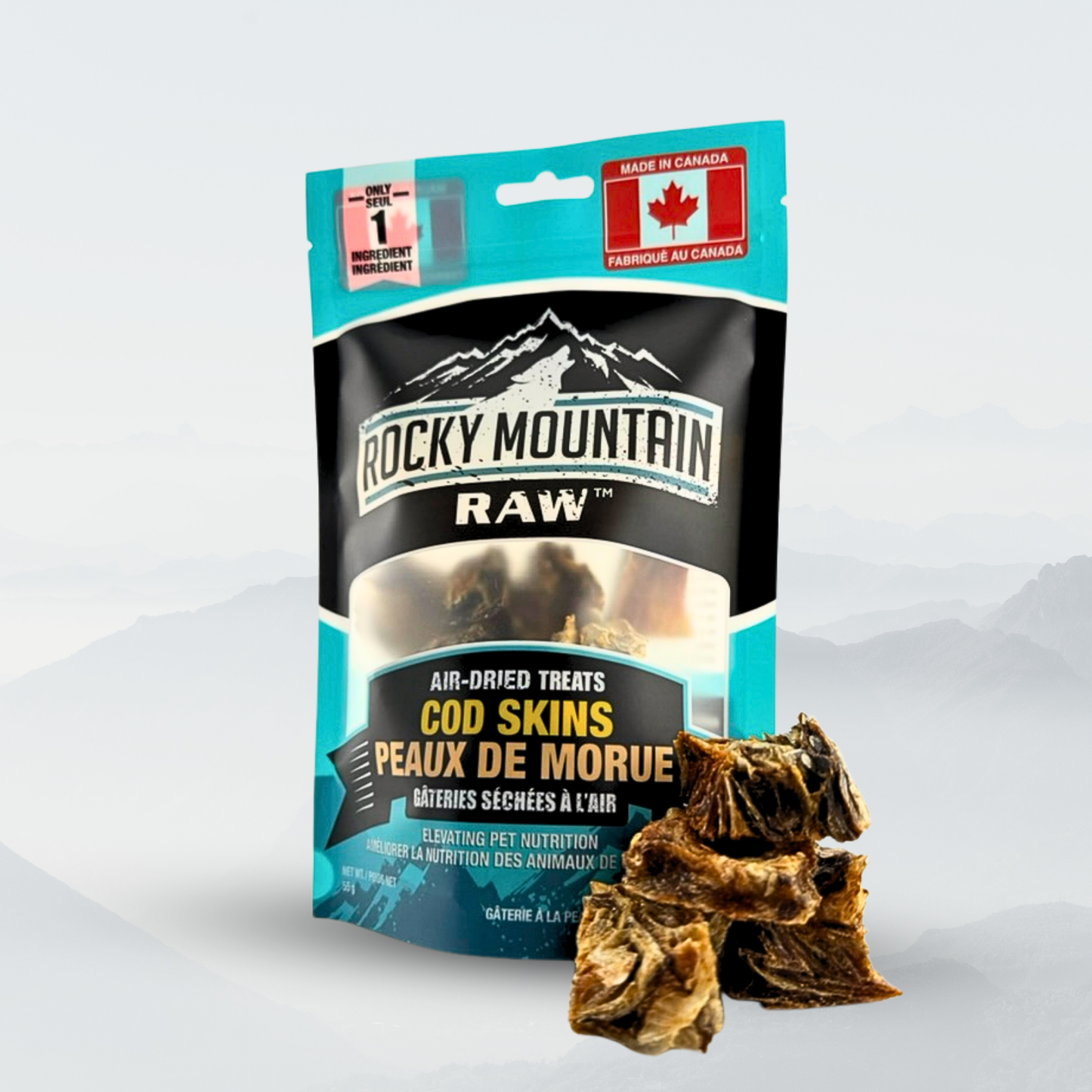 Air Dried Crispy Cod Skins 55g – ROCKY MOUNTAIN RAW